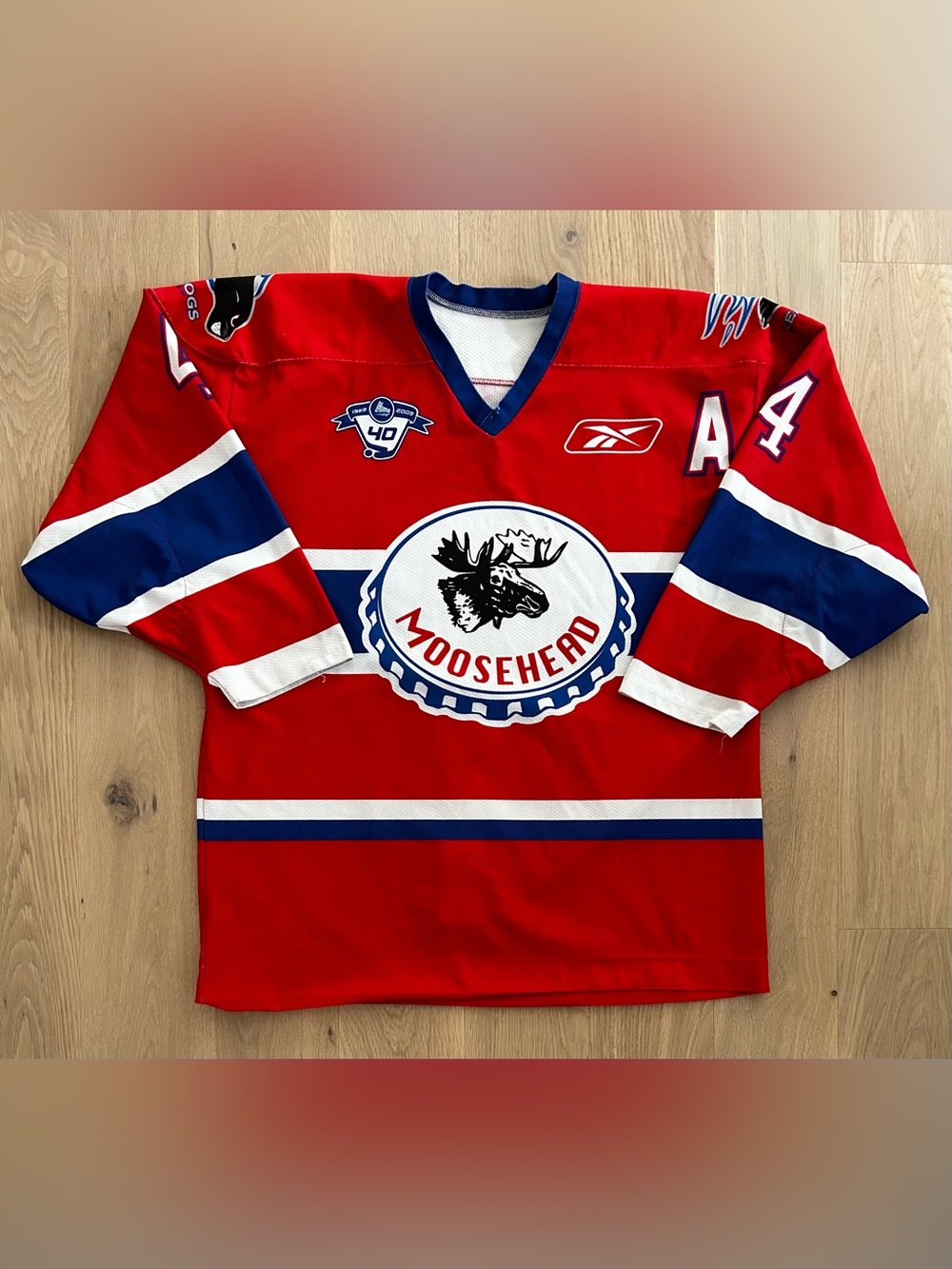 RARE 2008-09 Saint John Sea Dogs Ryan Sparling Game-Worn Jersey 1973 Mooseheads